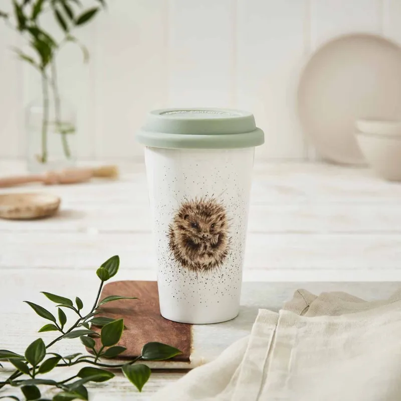 Wrendale Hedgehog Travel Mug-1